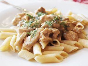 Chicken Penne Alfredo