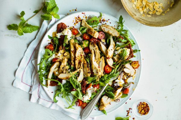 Chicken Glazed Rocca Salad