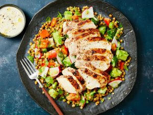 Chicken Lentil Salad