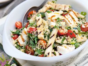 Halloum Quinoa Salad