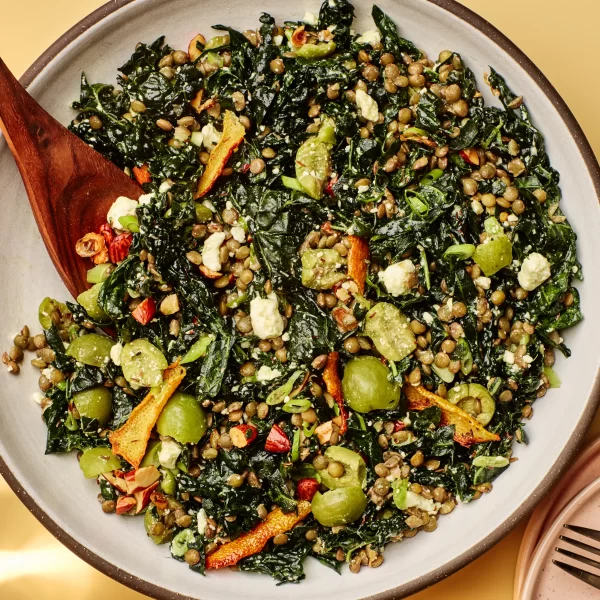 Lentil Kale Salad